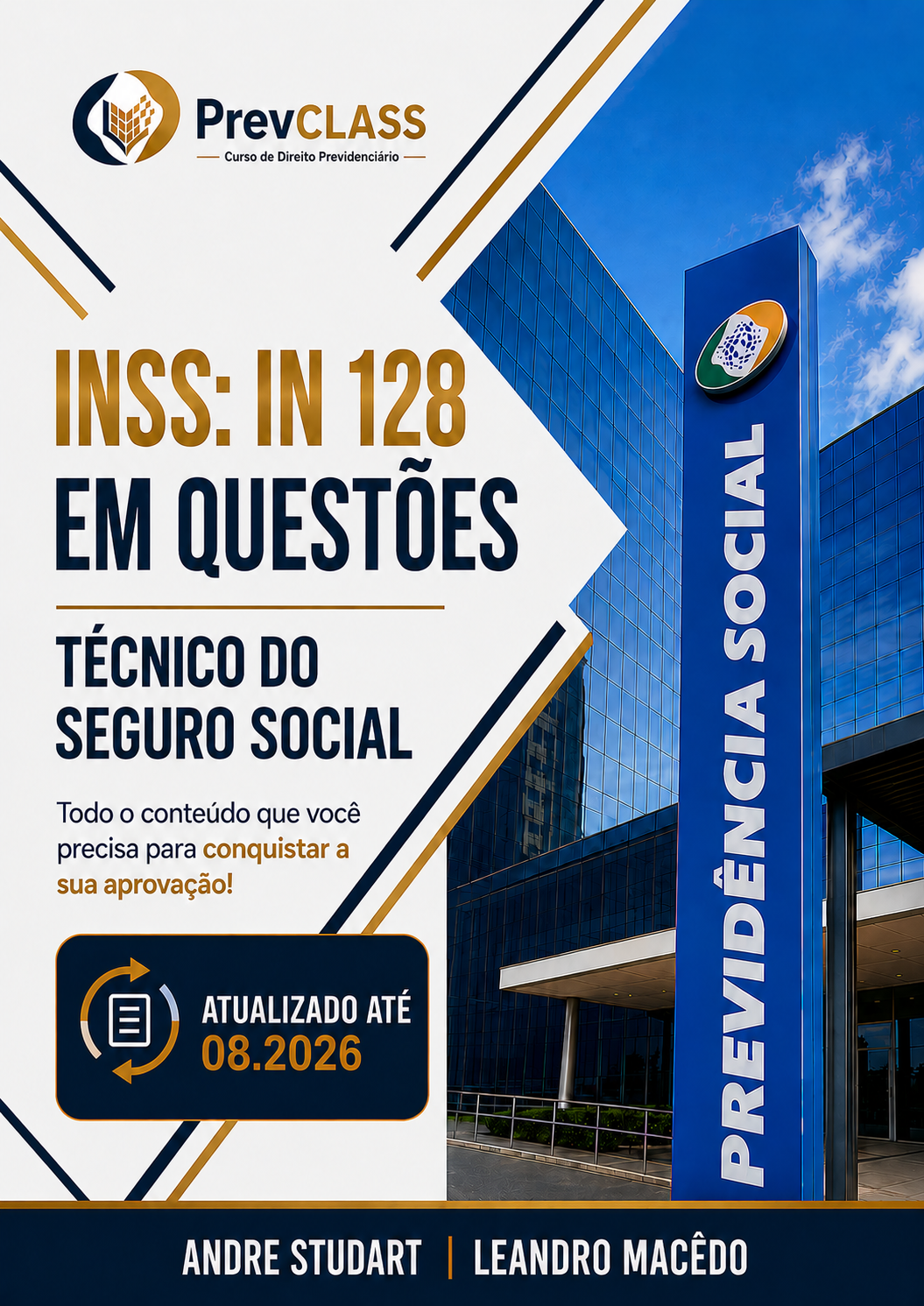 Capa do livro INSS: IN 128 em Questões 2026